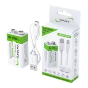 shumee Polnilna baterija VariCore VC-9V 1200-USB 9V Li-ion 1200mAh