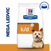 Hills K/D Kidney Care suha hrana za pse, 1,5 kg