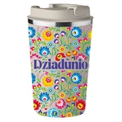 shumee Vrhunska termo skodelica bež barve za dedka, darilo za dedkov dan KT_180_b
