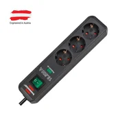 Razvodnik 3 mesta 1.5m 1.5mm2 + prekidac i zaštita