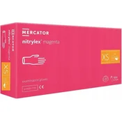 shumee Nitrilne rokavice 100 kosov 6-XS Nitrylex magenta