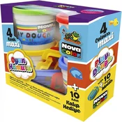 Nova Color Kreativa Plastelin Maxi - 4x130g + 10 Modli - 540199
