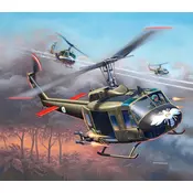 Plasticni helikopter ModelKit 04983 - Bell UH-1H Gunship (1: 100)