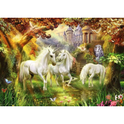 Ravensburger Puzzle Jednorozi u šumi, 1000 delova