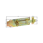 ZAPAH ZA ZAKLEPANJE RAVEN POCINKAN - 160x56 MM