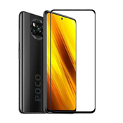 3D zaštitno kaljeno staklo s okvirom za Xiaomi Poco X3 Pro - crne boje