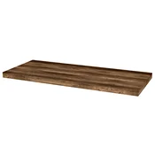 SAPHO Eleganten Temni Hrast Pladenj za Umivalnik 120x39cm, Debel 5cm