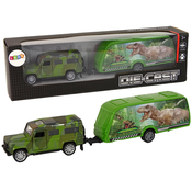 Set Jeep transporter dinosaura