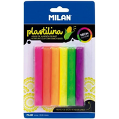Plastelin Milan - 6 neonskih boja