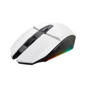 TRUST Zaupajte igralnici GXT 110W Felox Rechargeble Wireless Gaming Mouse, 80H Playtime, 800-4800 DPI, LED osvetlitev z multicolour, 6 gumbov, RGB računalniška miška za računalnik, prenosnik, Wind, (20833488)