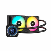 Hladnjak Corsair iCUE H100i ELITE LCD XT RGB Black vodeno hladenje