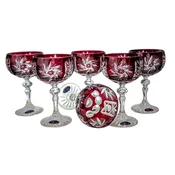 Marika Kozarci za šampanjec Ruby Crystal 150 ml, mlinček za olive