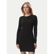 Tommy Jeans Vsakodnevna obleka DW0DW23575 Črna Slim Fit