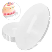 shumee Podstavek za torto, bela 26 cm 1,2 cm, komplet 5 kosov, okrogli boben za torto, luksuzni Brand4Cake