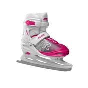 Otroške drsalke Roces Jokey Ice X Girl White/Pink