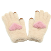 Rukavice za touch screen GENTLE krem