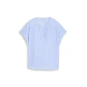 TOM TAILOR Bluza nebeško modra / bela