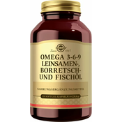 Omega 3-6-9 iz lanenega, boraginega in ribjega olja - 120 mehk. kaps.
