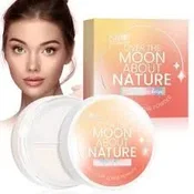 Zvezde z zvezd OVER THE MOON ABOUT NATURE naravni puder v prahu za obraz in oči 01 Sparkling Beige, 10 g