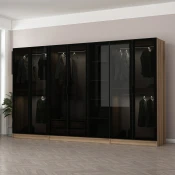 Hanah home Ormar Kale 315x210x52cm Sivi