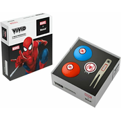 Volvik Marvel Spider Man 2 Pack Golf Balls Plus Marker and Pitchfork