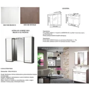Ceramica Lux Atina 85 wenge ormaric gornji deo