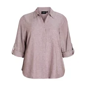 Zizzi Bluza VLina rjava