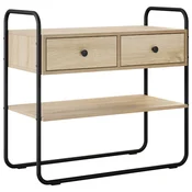 Vidaxl Konzolna miza Sonoma hrast 100 x 40 x 75 cm Inženirski les