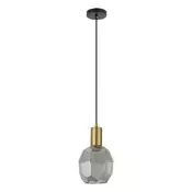Viseca lampa F7039-1V BK+SM