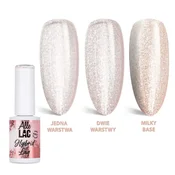 shumee LED/UV gel lak Nudes Star Glitter AlleLac hema/Di-hema Free 6g