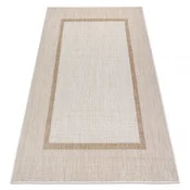 eoshop Preproga SISAL SION Frame 21782 flat weave ecru, Bež ( - Velikost: 160x220 cm)