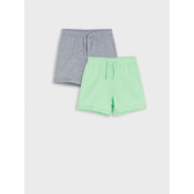 Sinsay - Komplet od 2 para kratkih pantalona - mint zelena