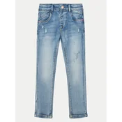 NAME IT Jeans hlače 13237182 Svetlo modra Slim Fit