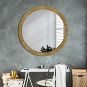 tulup.si Okroglo okrasno ogledalo Deco vintage fi 100 cm