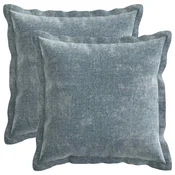 Vidaxl Prevleka za blazino 2 kos HOUTEN Svetlo modra 35 x 35 cm
