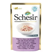 slomart SCHESIR v želeju Tuna in piščanec s šunko - mokra hrana za mačke - 50 g