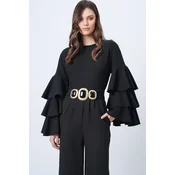 Trend Alacati Stili Ženska bluza Alc-X14714, Crna
