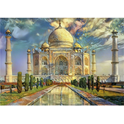 Educa - Puzzle Umjetnost grada snova: Taj Mahal - 1 000 dijelova