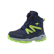 KangaROOS Škornji K-FR Riven mornarska/neonsko zelena