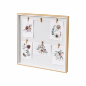 Stenski okvir v naravni barvi 43x43 cm – Casa Selección