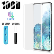 UV 100D kaljeno zaščitno steklo za Samsung S20