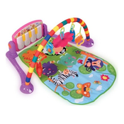 Edukativni madrac Lorelli Toys - Klavir, 92 ? 60 cm, ružicasti