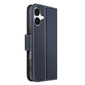 AVIZAR Denarnica etui za iPhone 17 iz premium usnja s funkcijo stojala, Modra noč, (5000190281)