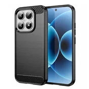 AVIZAR Silikonski Ovitek Xiaomi 17, Karbonski Videz, Brušena Tekstura, Črna, (5000274308)