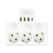 slomart ATL Podaljšek 3 vtičnice + 3xUSB + USB-C, 3m, DA714C