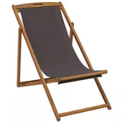 Ambia Garden STOL ZA PLAŽO akacija, temno siva
