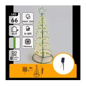 Aigostar - LED sončna božična dekoracija LED/0,59W/3,7V 100 cm IP65 topla bela