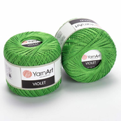 Bombažna preja YarnArt Violet 50 g | izberite barvo - 6332 zelena