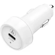 Hama Lightning avtomobilski polnilnik 20W bele barve
