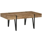 Homestar Kavni mizica 105x60x42 cm naravni les